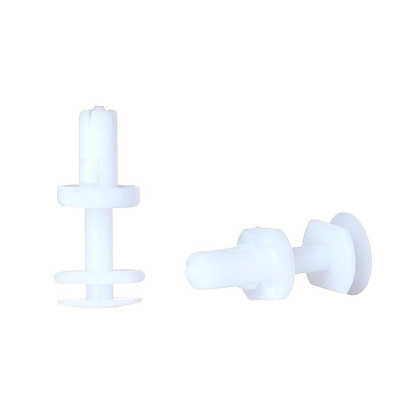 Bamboo Nylon White fender bumper fastener car clips(15960325)-100Pcs