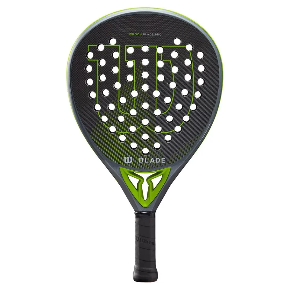 Healthy Glass Wilson Blade Pro V2 Padel Racquet Black and Green ( )