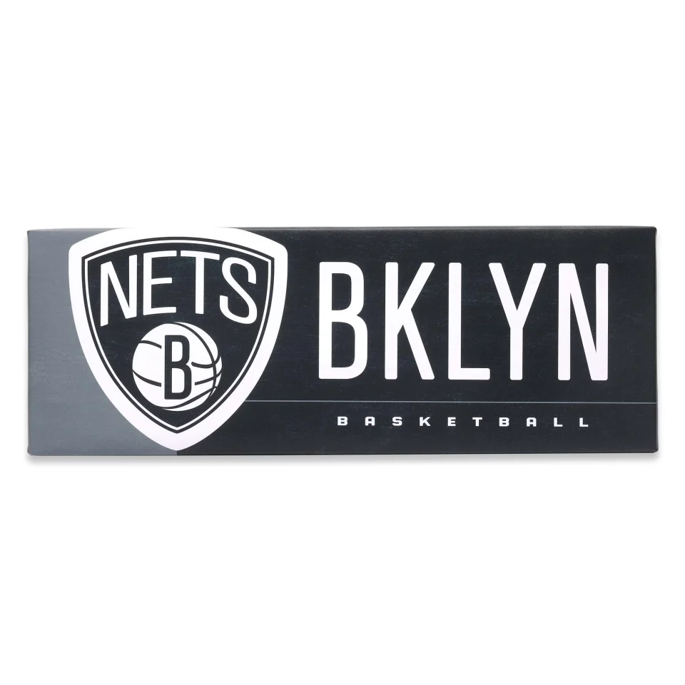 Office Brooklyn Nets 8.75'' x 24.52'' Tradition Canvas