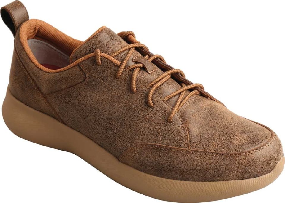 Clear Easy-Clean Men's Twisted X MRV0003 EVA12R Sneaker Bomber Leather 8 M
