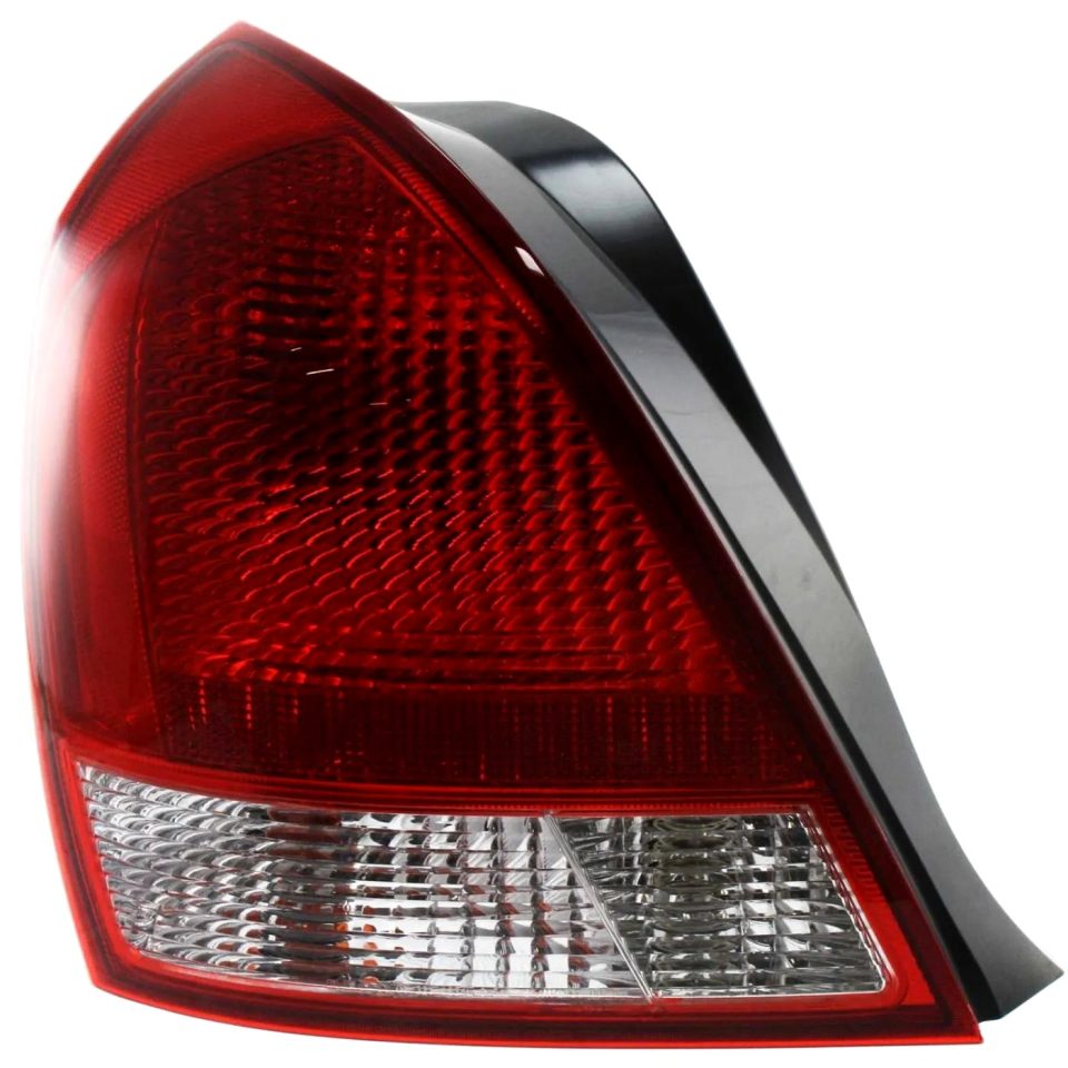 Wooden Home Halogen Tail Light For 2001-2003 Hyundai Elantra Sedan Left Clear/Red w/ Bulbs