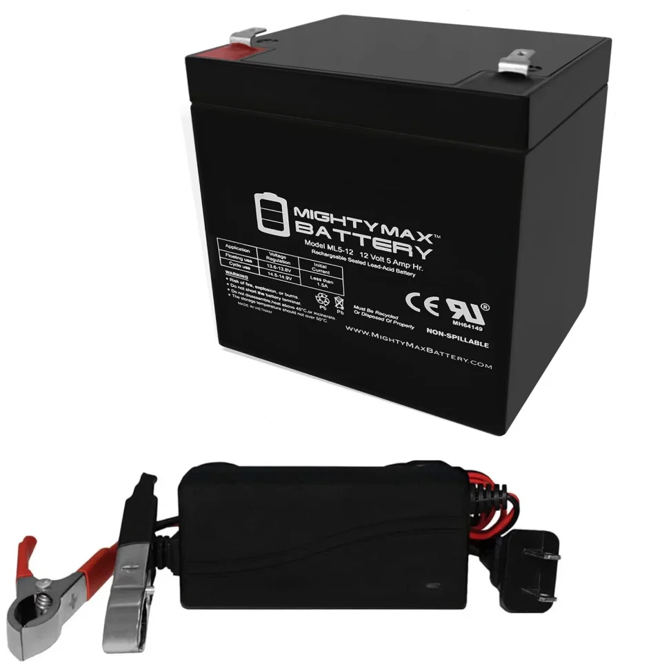 Cooking 12V 5AH Battery Replaces Basecamp Aquacube Digital Shower + 12V Chrgr