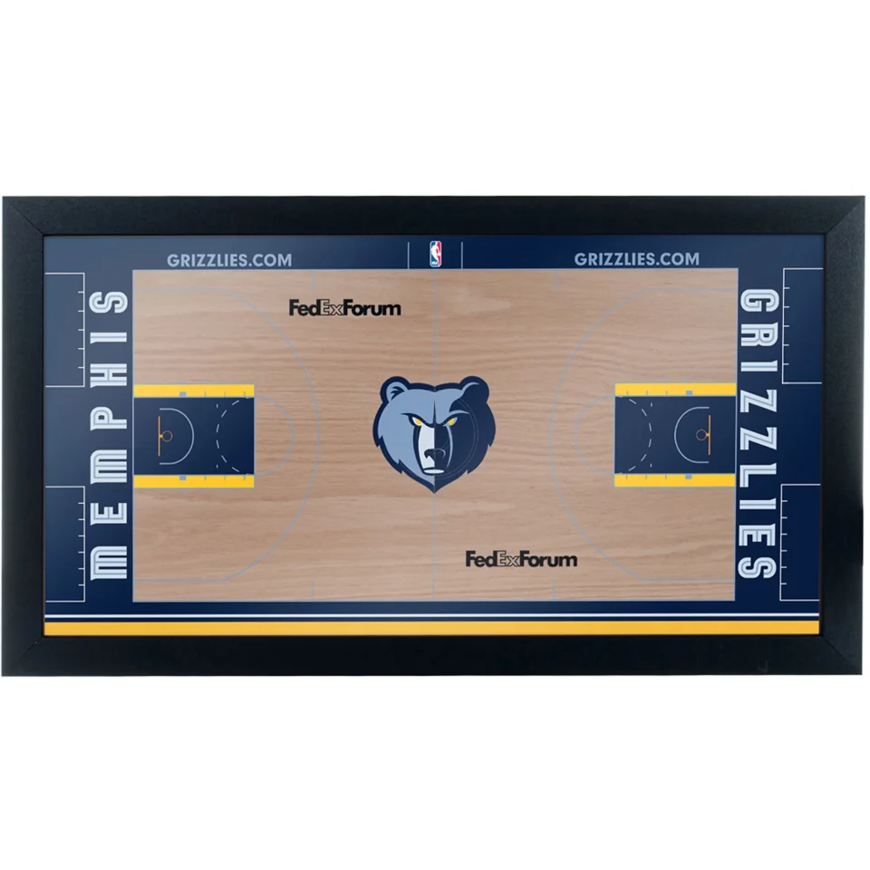 Ultimate Memphis Grizzlies Official NBA Court Framed Plaque