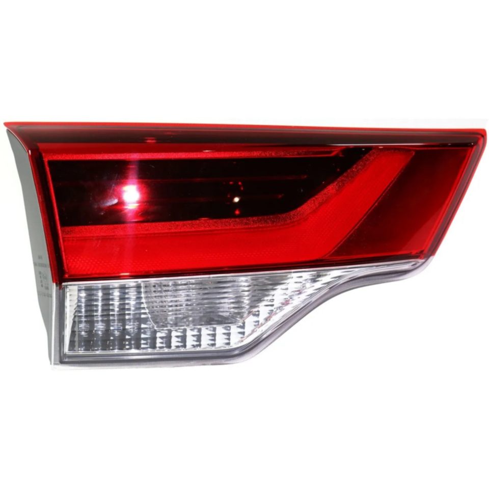 Glossy Cooking Tail Light For 2017-2019 Toyota Highlander Driver Side Inner