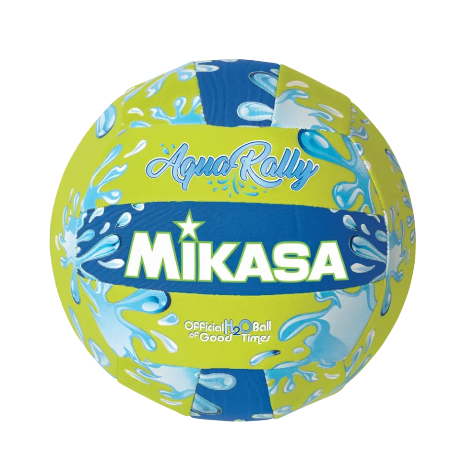 Cleaning Gift-Ready Mikasa Aqua Rally Volleyball, Green Blue