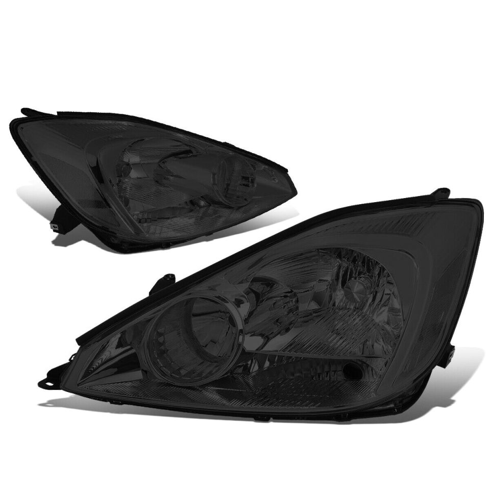 Matte Upgraded 04-05 Toyota Sienna Smoked Housing Clear Corner Headlight/Lamp