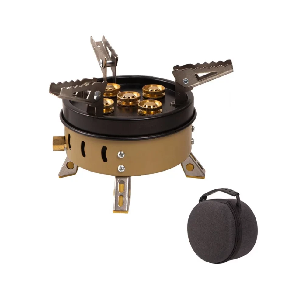 Space-Saving Camping Stove Compact and Sturdy Design for Versatile Cooking