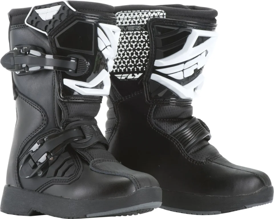 Top-Rated Fly Racing Youth Maverik Boots Black Sz 03
