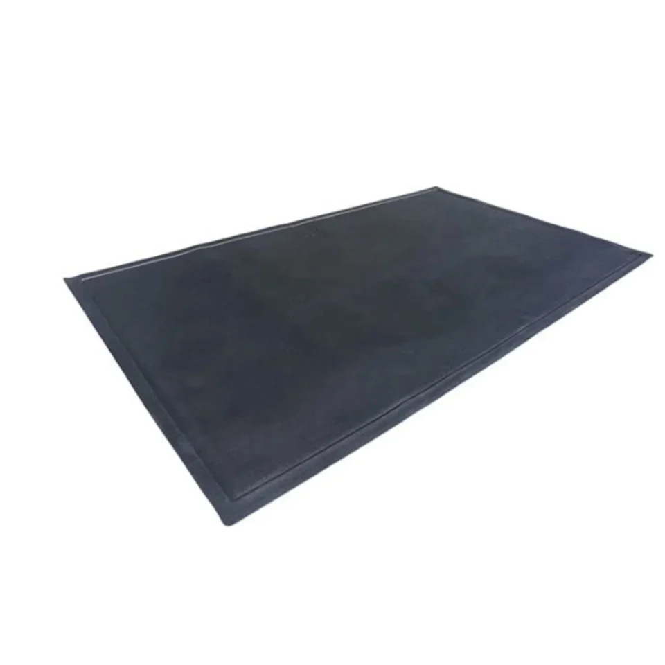 Core Prime DiversiTech 30 in. W X 60 in. L Black Rubber Under Grill Mat