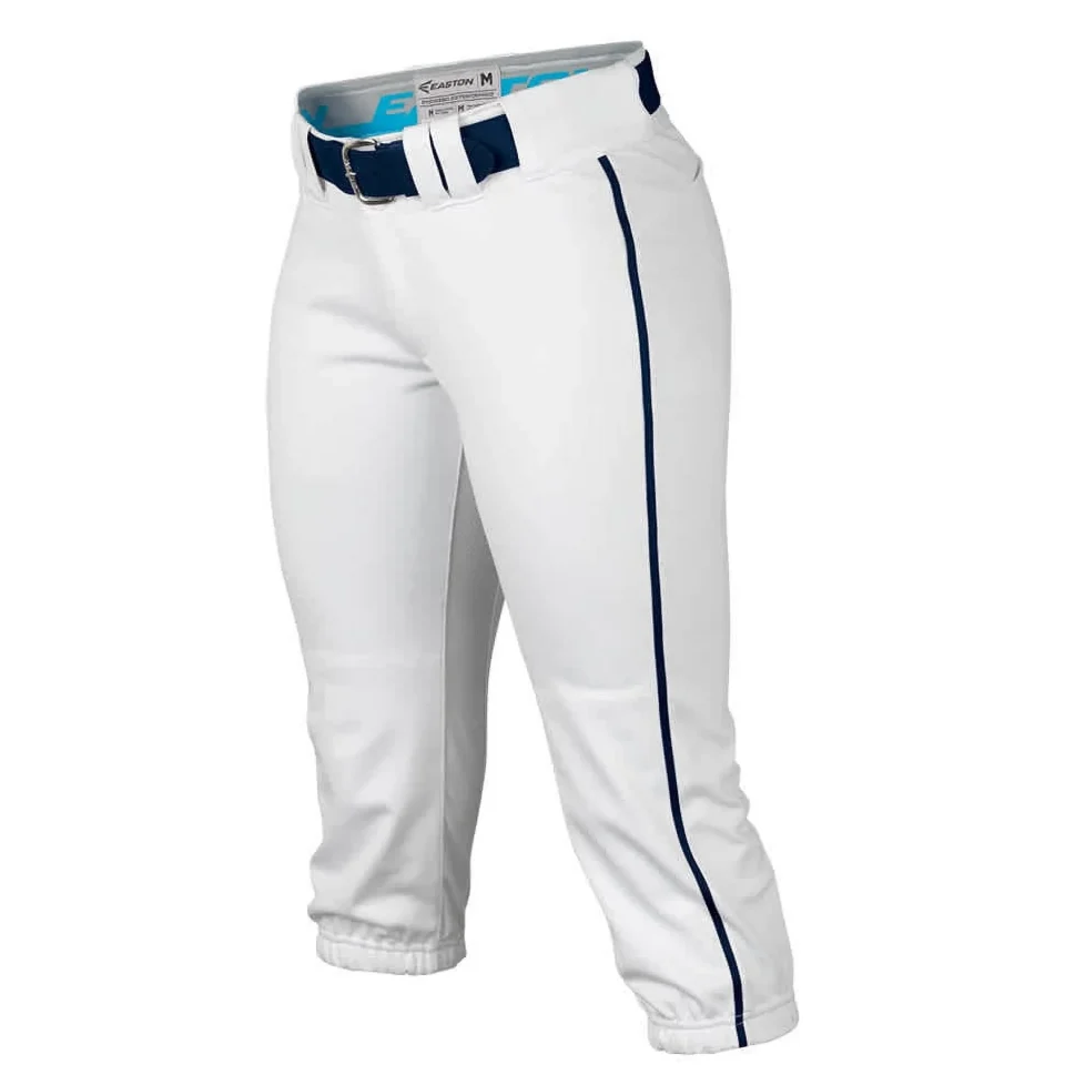 Essential Easton Women's Prowess Piped Pant | White/Navy | Medium