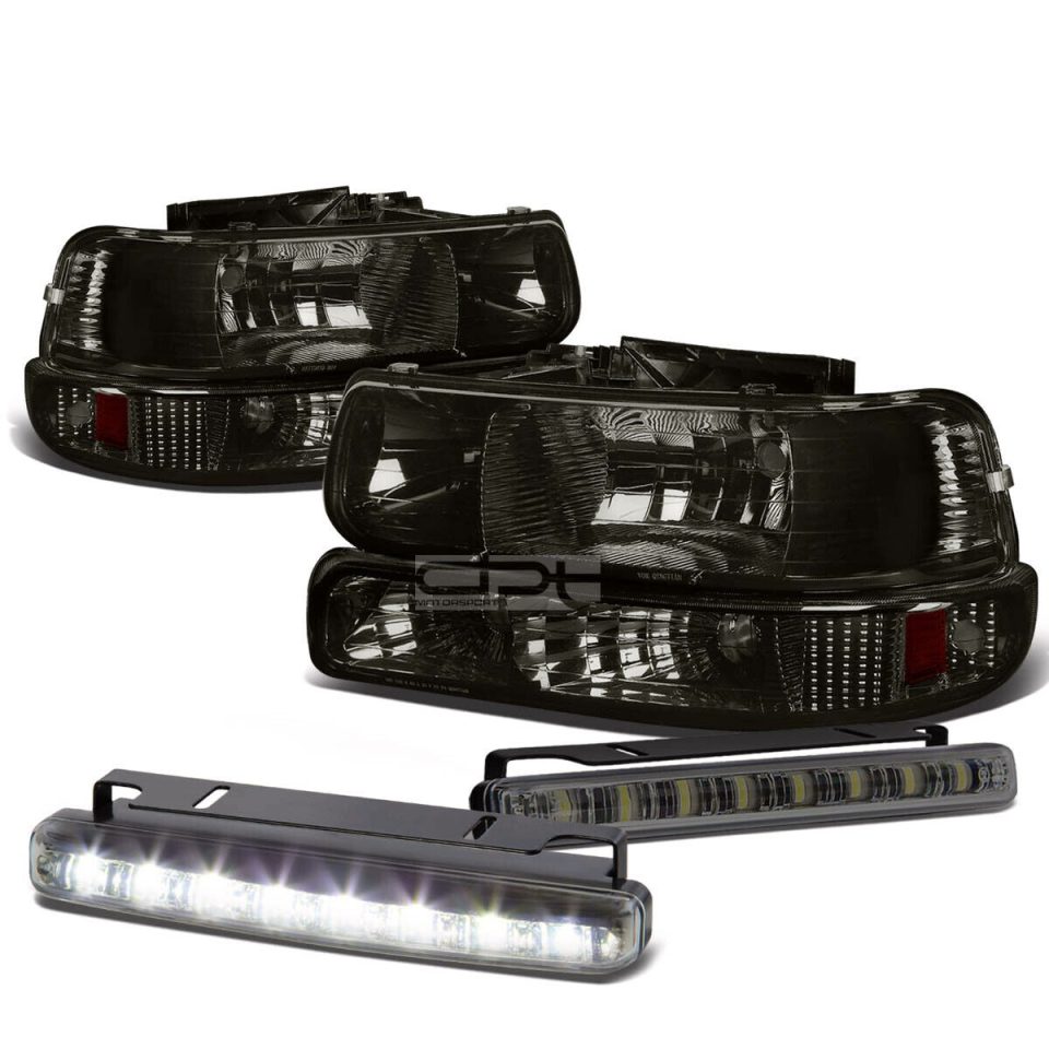 Bamboo SMOKED HOUSING CLEAR LENS HEADLIGHT+BUMP