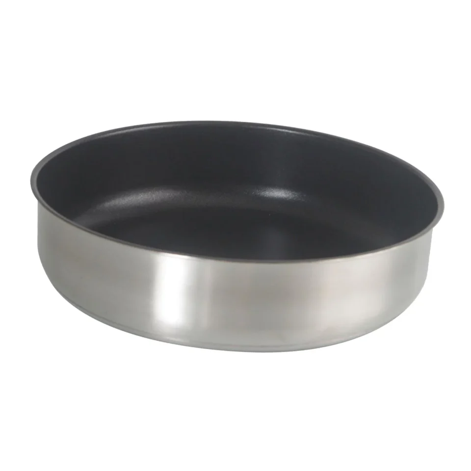 Glass Dining Frying Pan Multipurpose Portable Cookware Frypan for Outdoor Cooking Picnic