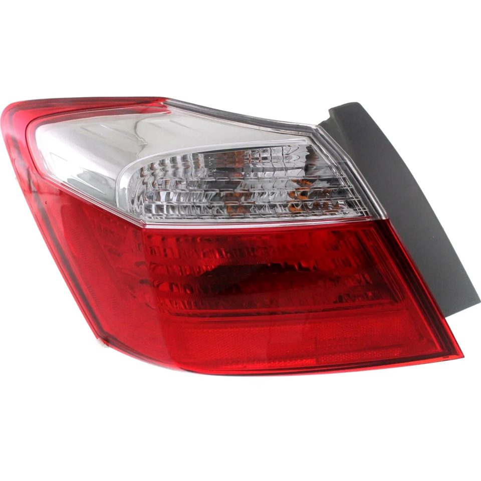 Cooking CAPA Halogen Tail Light Left Outer For 2013-2015 Honda Accord Sedan EX LX Sport