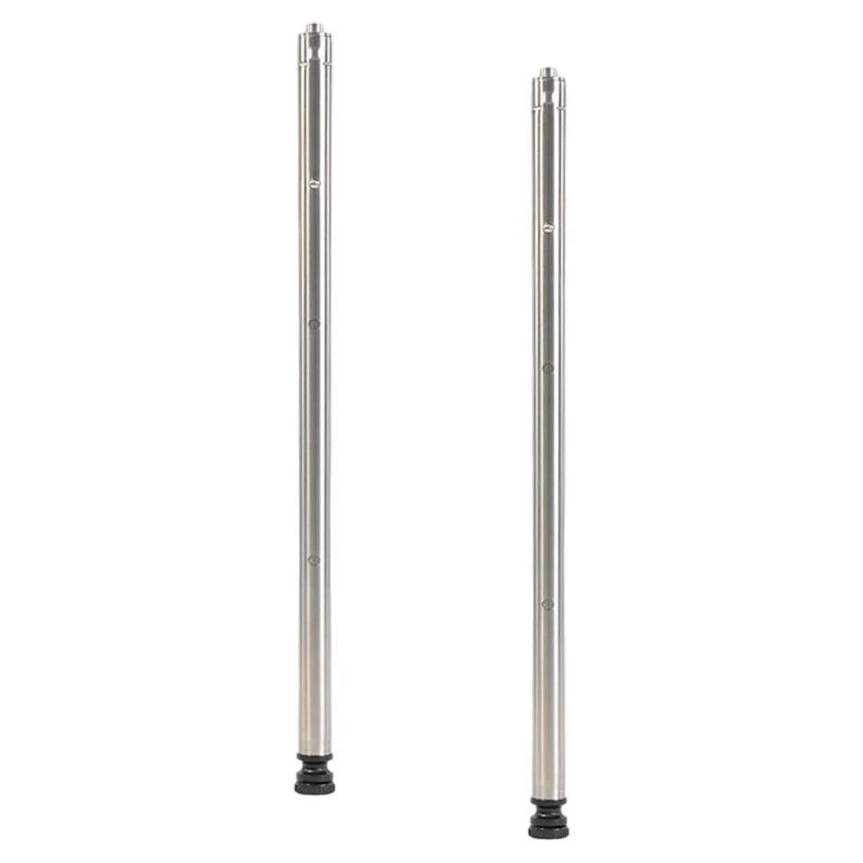 Best-Selling simhoa 2 Pieces Camping Table Legs Leg Brackets Telescopic Stainless Steel Supplies Home Decor Outdoor Travel Detachable Support Rod long