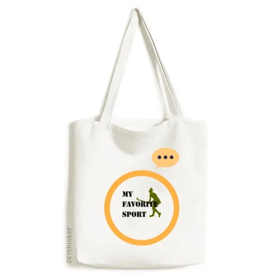 Premium Like Sports Fitness Balanced Hockey Expression Sack Canvas Tote Shoulder Bag