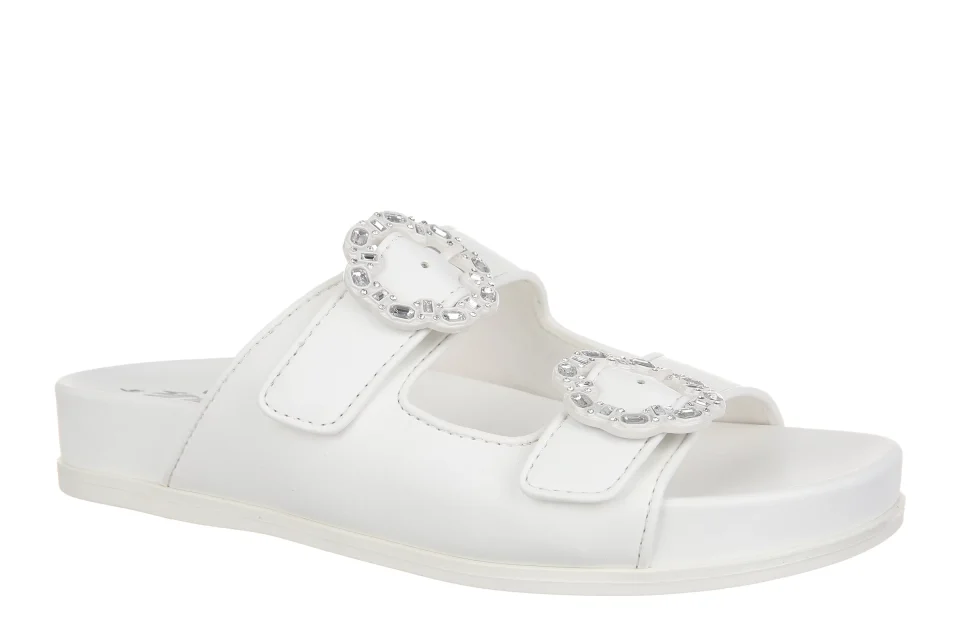 Prime Space-Saving Sam & Libby Women's Angelica Two Band Comfort Slide Sandal