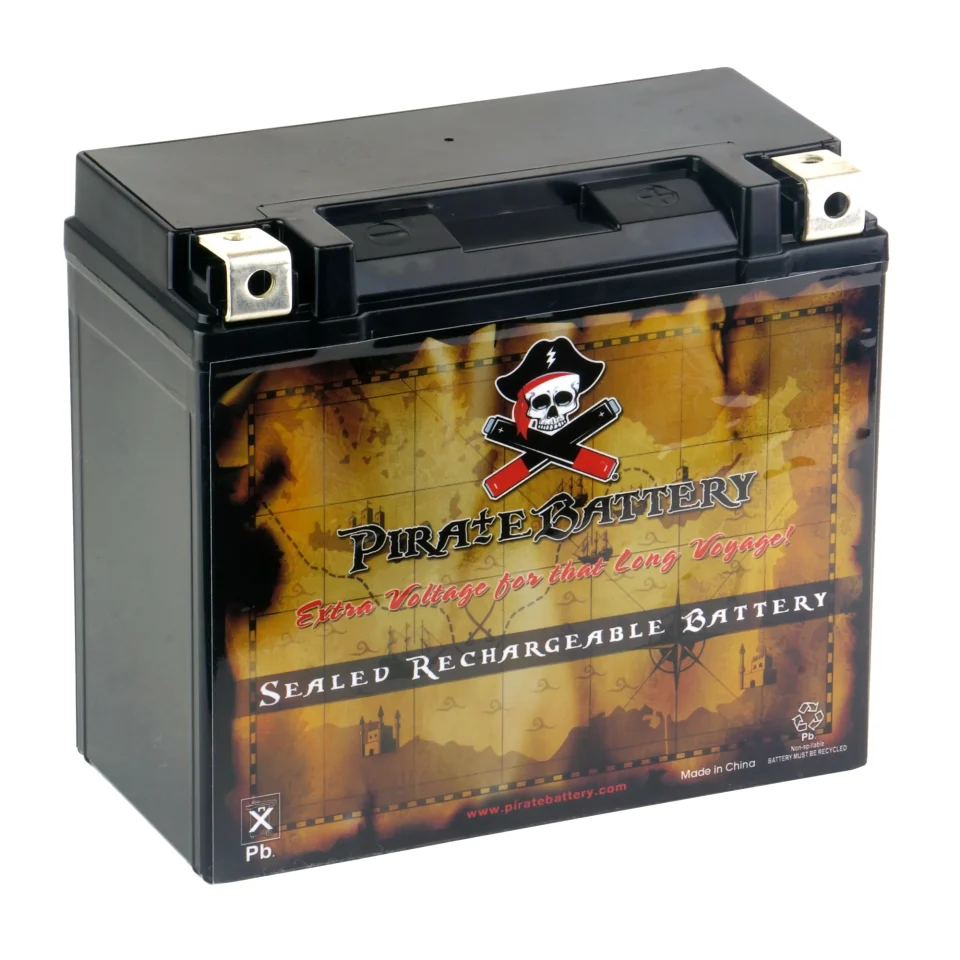 Easy-Clean Long-Lasting Pirate Battery Ytx20hl-bs (20hl-bs 12 Volts,18 Ah, 310 Cca) Jet Ski Battery for Kawasaki 1500cc Jt1500-a, Stx, Stx-15f 2005